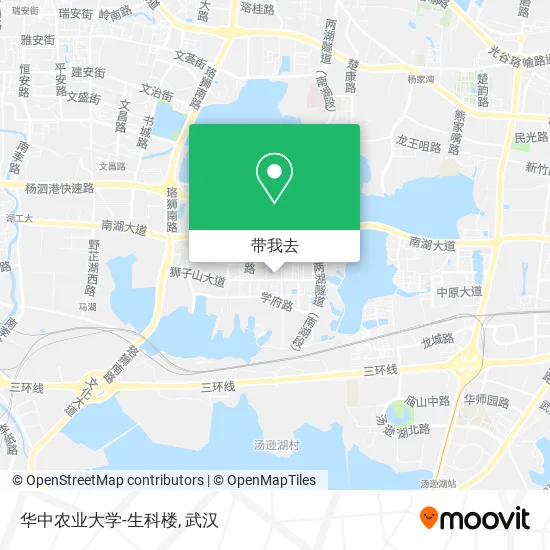 华中农业大学-生科楼地图