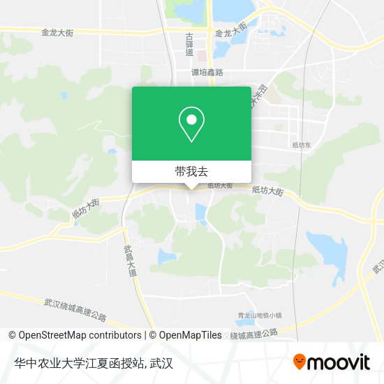 华中农业大学江夏函授站地图