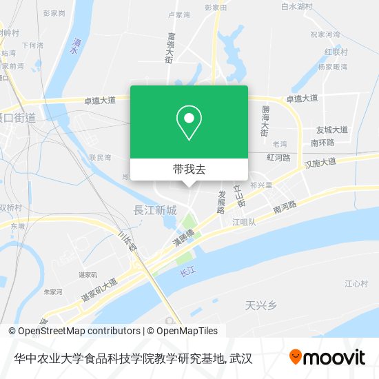 华中农业大学食品科技学院教学研究基地地图