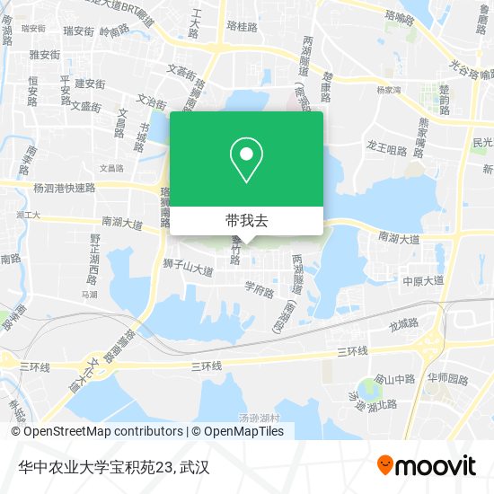华中农业大学宝积苑23地图