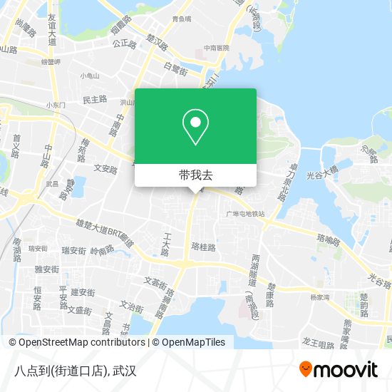 八点到(街道口店)地图