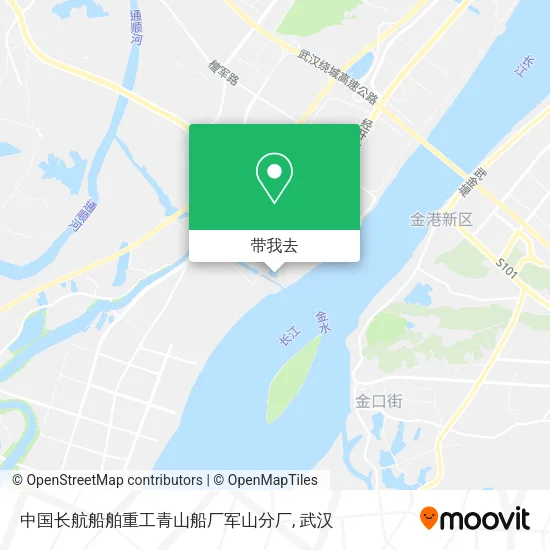 中国长航船舶重工青山船厂军山分厂地图