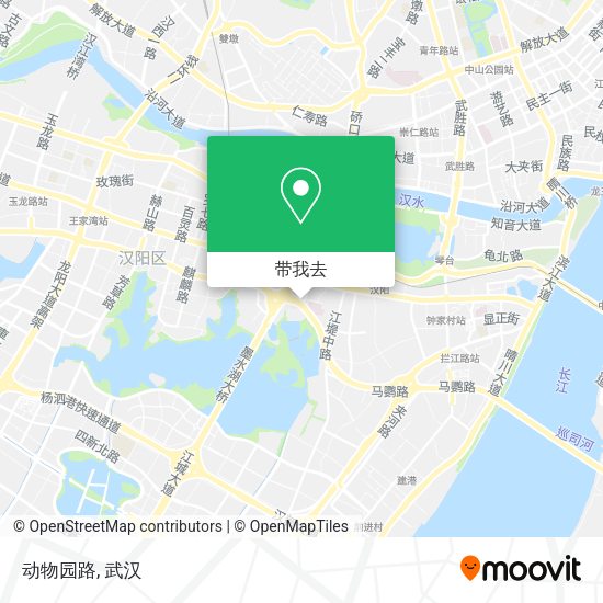 动物园路地图