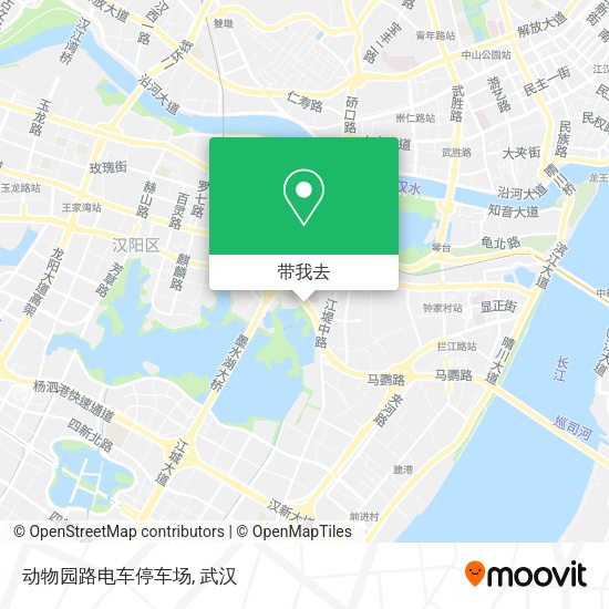 动物园路电车停车场地图