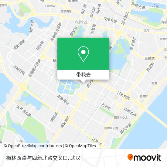 梅林西路与四新北路交叉口地图