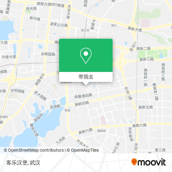 客乐汉堡地图