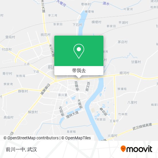 前川一中地图
