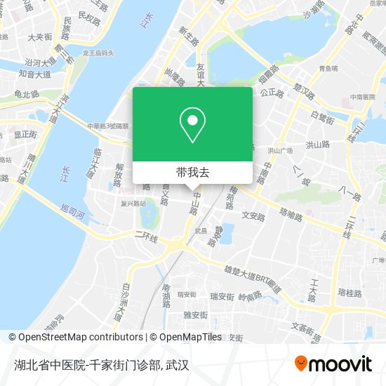 湖北省中医院-千家街门诊部地图