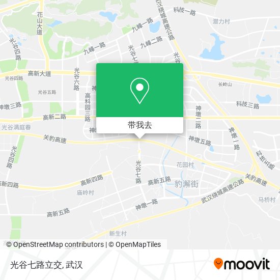 光谷七路立交地图
