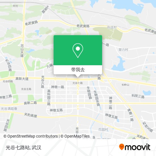 光谷七路站地图