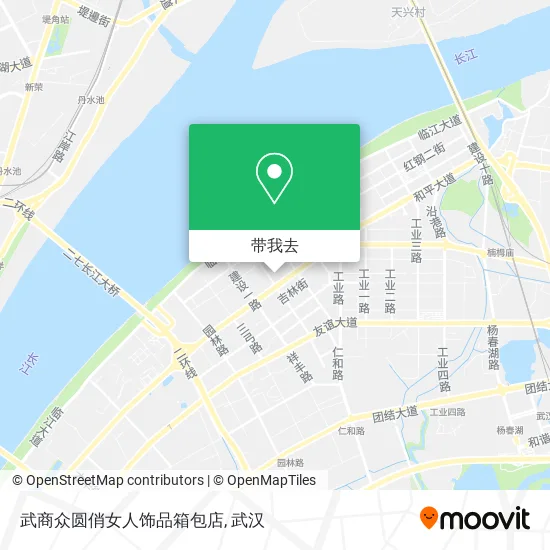 武商众圆俏女人饰品箱包店地图