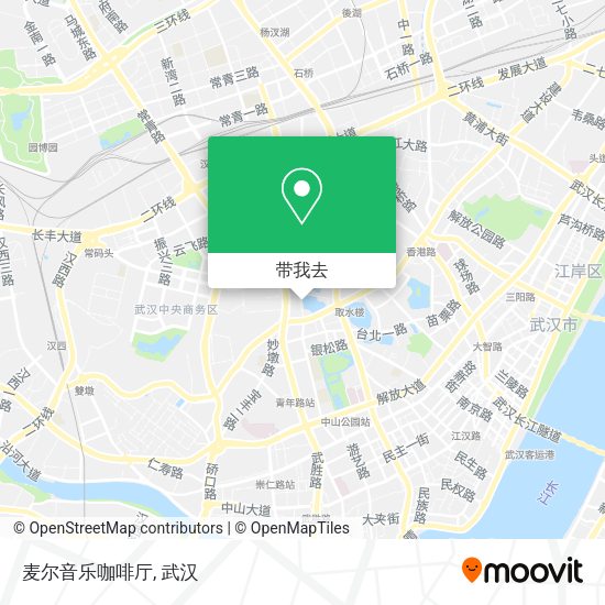 麦尔音乐咖啡厅地图