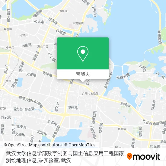 武汉大学信息学部数字制图与国土信息应用工程国家测绘地理信息局-实验室地图