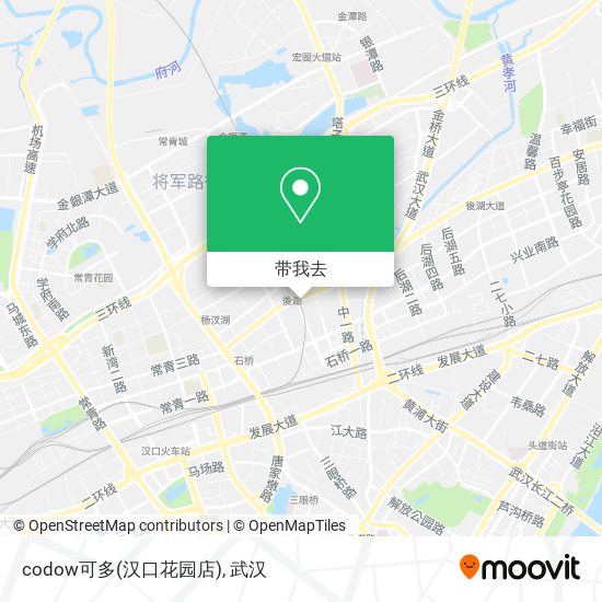 codow可多(汉口花园店)地图