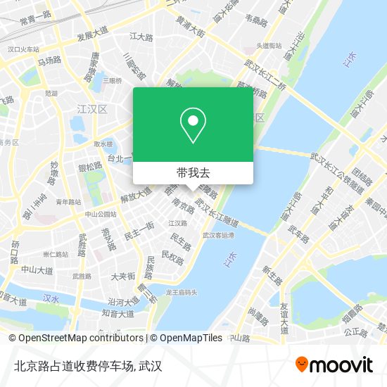 北京路占道收费停车场地图