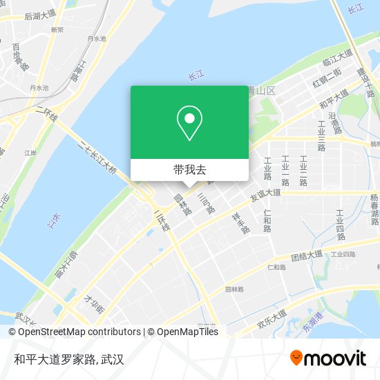 和平大道罗家路地图