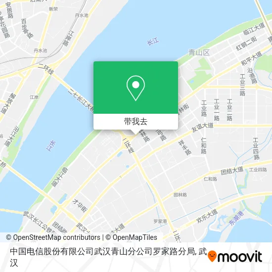 中国电信股份有限公司武汉青山分公司罗家路分局地图
