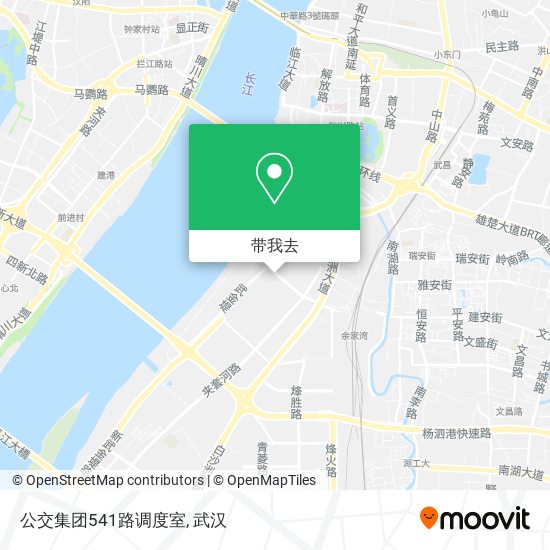 公交集团541路调度室地图