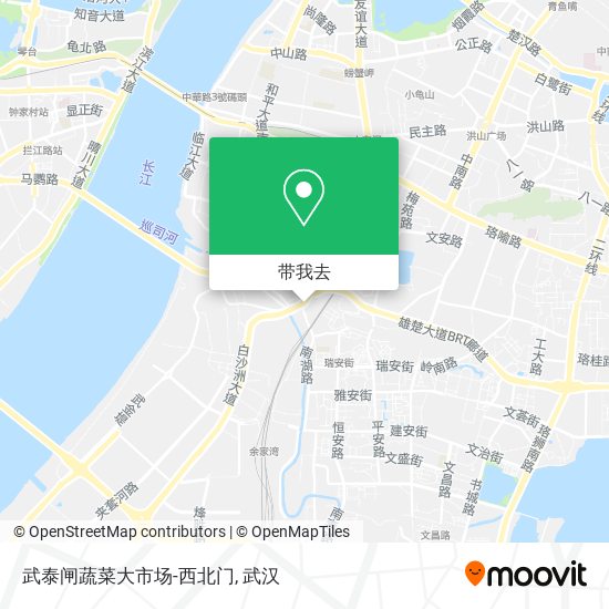 武泰闸蔬菜大市场-西北门地图