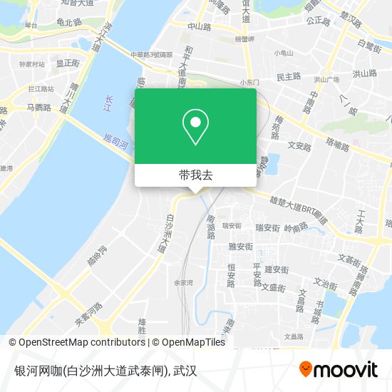 银河网咖(白沙洲大道武泰闸)地图
