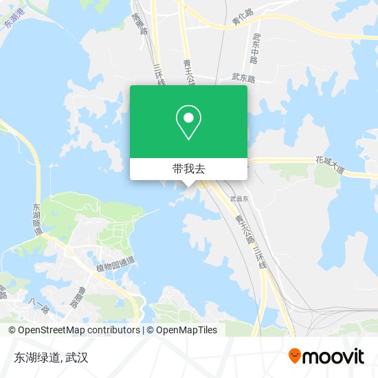 东湖绿道地图