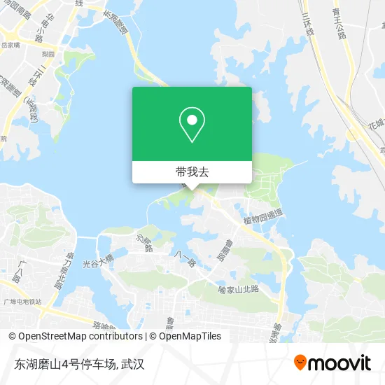 东湖磨山4号停车场地图