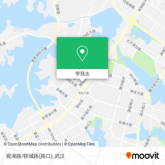 观湖路/联城路(路口)地图