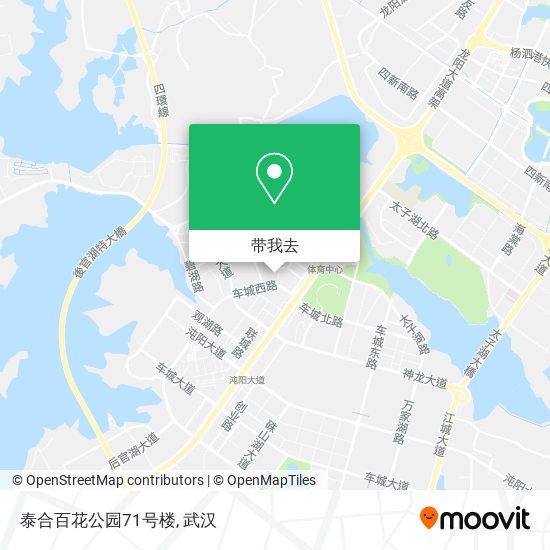 泰合百花公园71号楼地图
