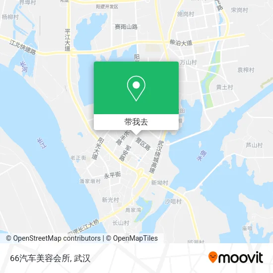 66汽车美容会所地图