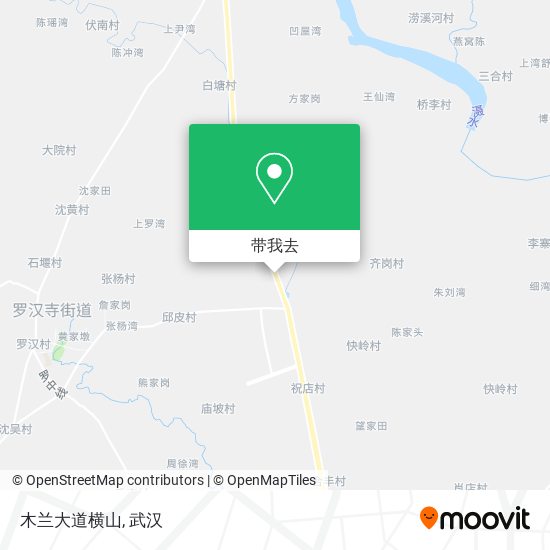 木兰大道横山地图