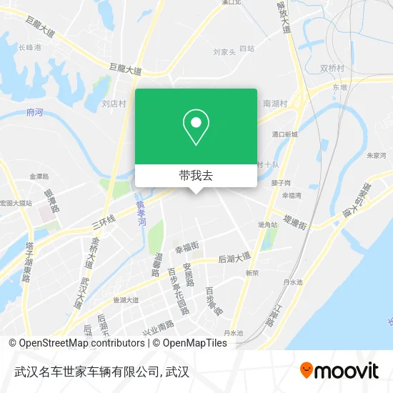 武汉名车世家车辆有限公司地图