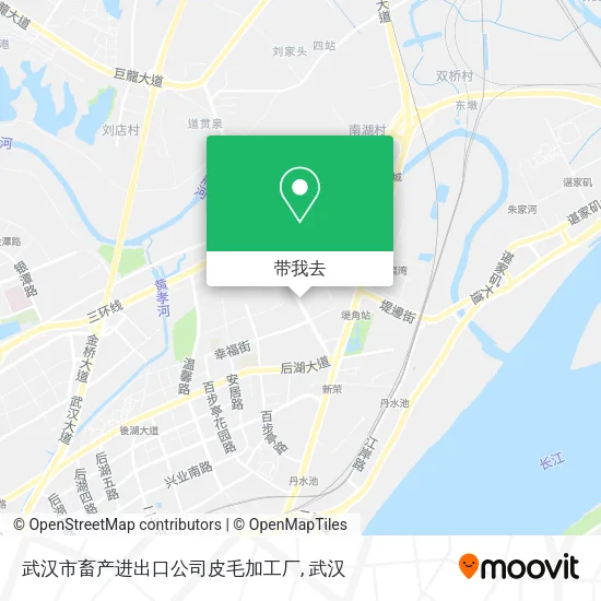 武汉市畜产进出口公司皮毛加工厂地图
