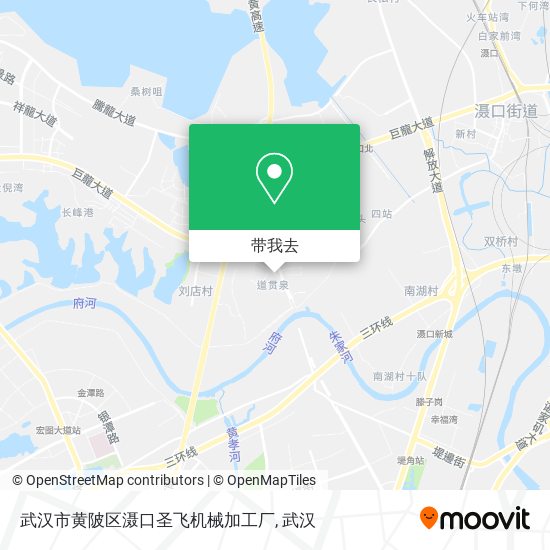 武汉市黄陂区滠口圣飞机械加工厂地图