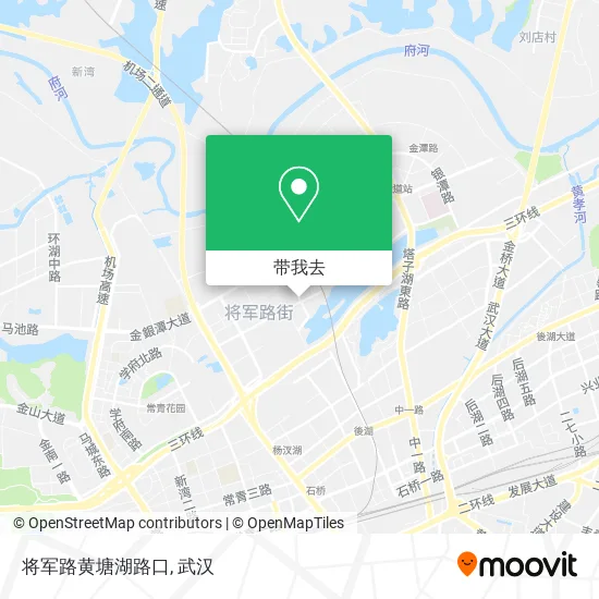 将军路黄塘湖路口地图