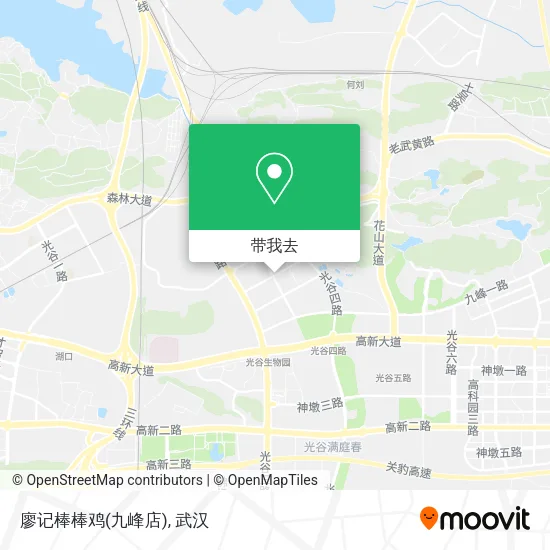廖记棒棒鸡(九峰店)地图