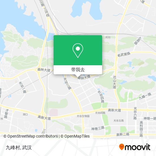 九峰村地图
