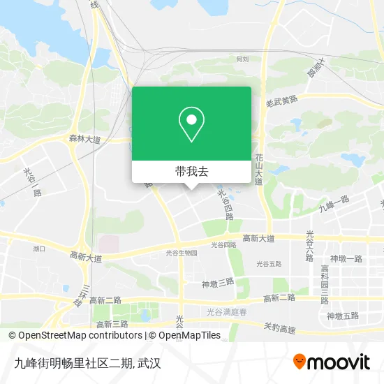 九峰街明畅里社区二期地图