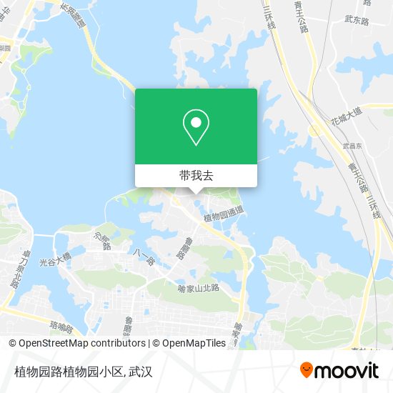 植物园路植物园小区地图