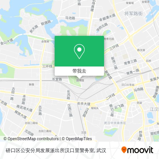 硚口区公安分局发展派出所汉口里警务室地图