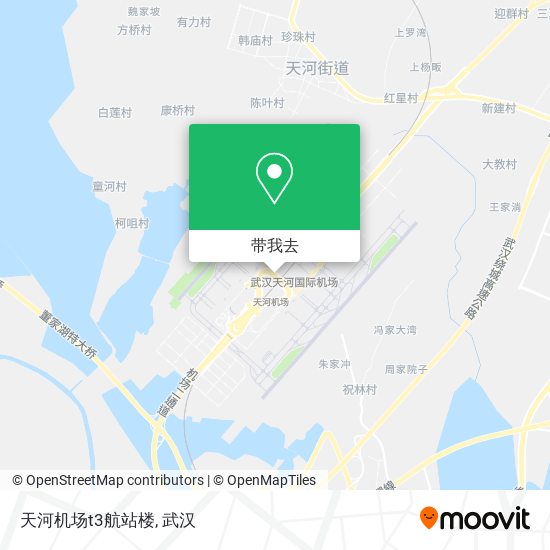 天河机场t3航站楼地图