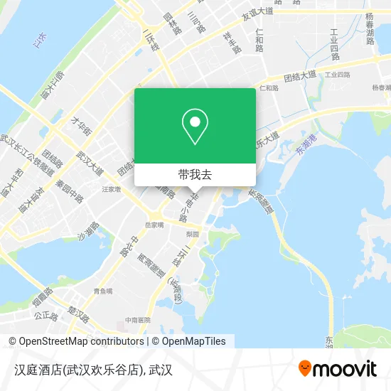 汉庭酒店(武汉欢乐谷店)地图