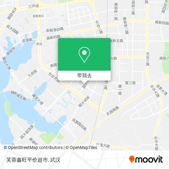 芙蓉鑫旺平价超巿地图