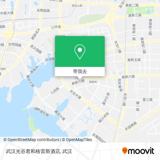 武汉光谷君和格雷斯酒店地图