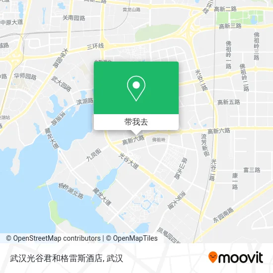 武汉光谷君和格雷斯酒店地图