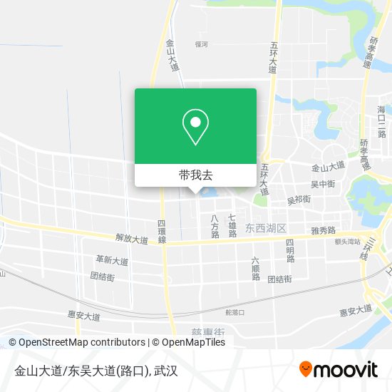 金山大道/东吴大道(路口)地图