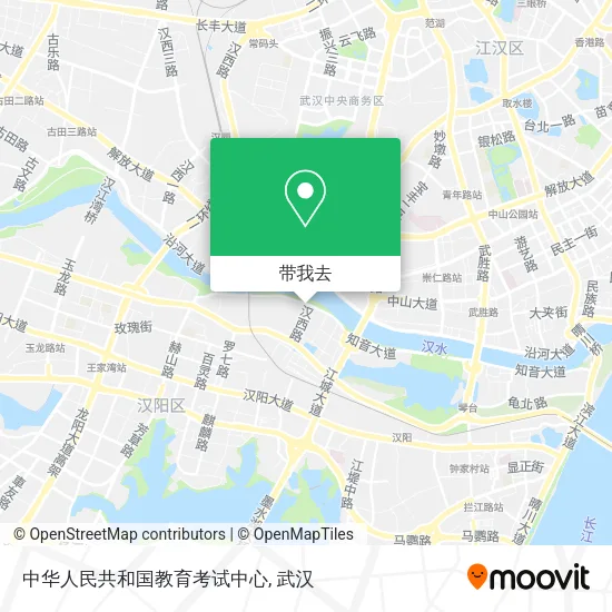中华人民共和国教育考试中心地图