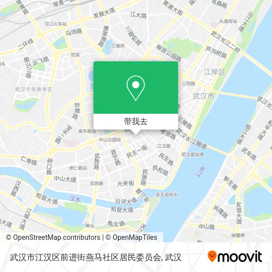 武汉市江汉区前进街燕马社区居民委员会地图