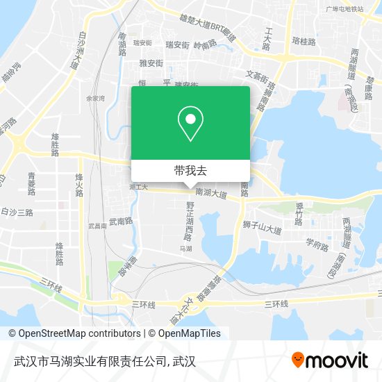 武汉市马湖实业有限责任公司地图