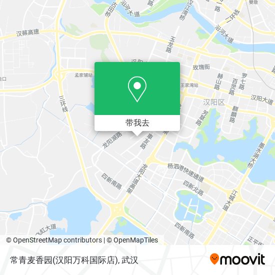 常青麦香园(汉阳万科国际店)地图