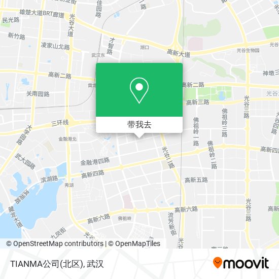 TIANMA公司(北区)地图